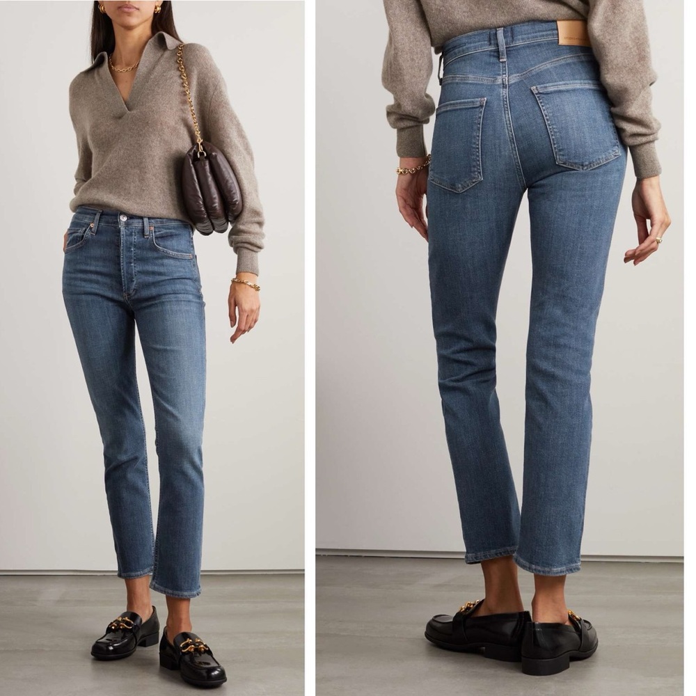 Citizens of Humanity Jolene High Rise Vintage Slim in Undercurrent Size 25 New